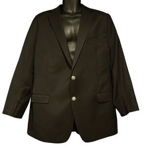 Michael Kors Black Suit Metal Buttons Jacket Blazer Men’s 48R